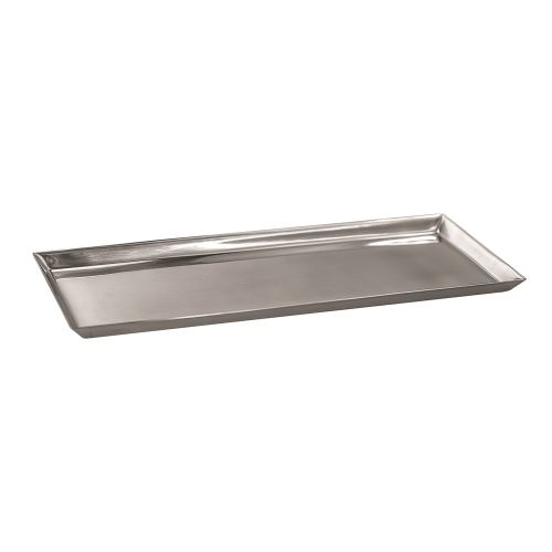 Grand Bath Collection Amenity Tray, Brushed Stainless Steel